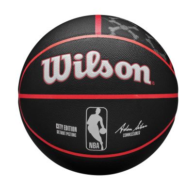 Wilson 2023 NBA Team City Collection Detroit Pistons Size 7 - Nero - Sfera