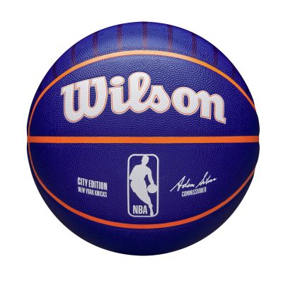 Wilson 2023 NBA Team City Collection New York Knicks Size 7 - Blu - Sfera