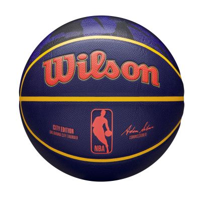 Wilson 2023 NBA Team City Collection Oklahoma City Thunder Size 7 - Blu - Sfera
