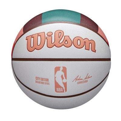 Wilson 2023  NBA Team City Collector San Antonio Spurs Size 7 - Blanc - Sfera