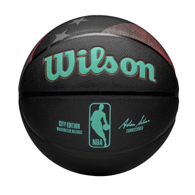 Wilson 2023 NBA Team City Collector Washington Wizards Size 7 - Nero - Sfera
