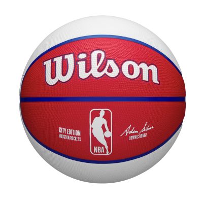 Wilson 2023 NBA Team City Edition Houston Rockets Size 7 - Rosso - Sfera